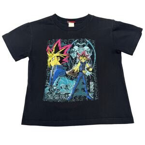 Vintage Yu-Gi-Oh Short Sleeve T Shirt 15x18 Manga Anime Cartoon